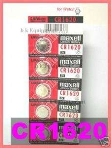 Maxell CR1620 1620 3v Lithium Watch Cell battery x5  