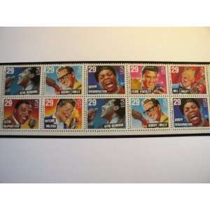 US Postage Stamps, 1993, Legends of American Music, S# 2724 30, Block 