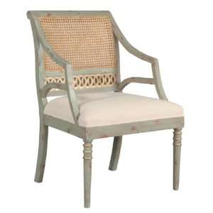  Ribbon Caned Back Chair Prussian Blue