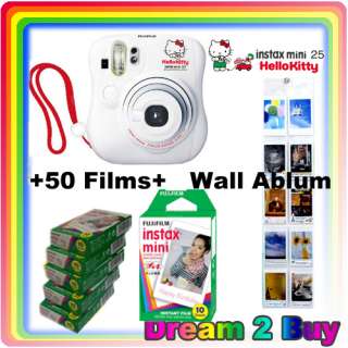  Mini 25 Polaroid Camera + 50PC Mini Film + Ablum 4547410096828  