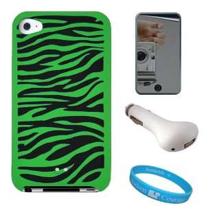 Zebra Design Protective Soft Silicone Skin Cover for Apple iPod Touch 