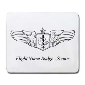  Flight Nurse Badge Senior Mouse Pad