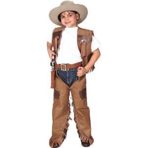  Cowboy CHAPS/VEST Child Med