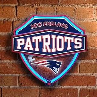    New England Patriots NFL Neon Shield Wall Lamp: Home & Kitchen