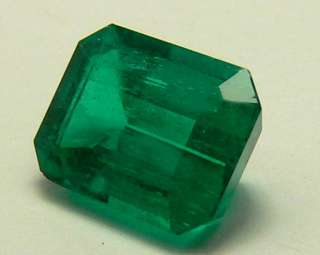 Specatcular Colombian Emerald Emerald Cut 3.60cts  