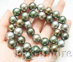 8BE01039a 12MM AAA Multi Color Sea Shell Pearl Bead 15  
