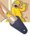 Homer Simpson Professional Air Guitarist Guitar Strap  