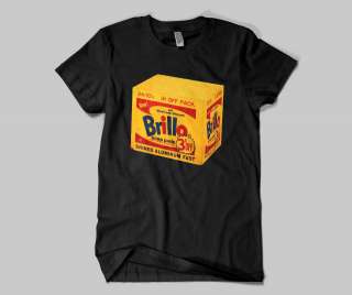 Andy Warhol Brillo Box Black T Shirt  
