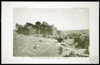 PRINT 1896 Black Falls Pueblo Ruins Little Colorado 10  