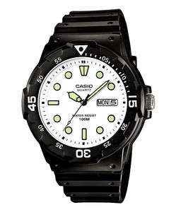 Casio Watch 100M Date Day Display Black MRW 200H 7E  