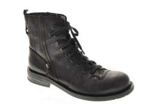 Mark Nason NEW Vino Combat Mens Ankle Boots Black Leather 9  
