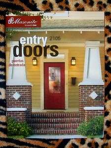 MASONITE ENTRY DOORS BROCHURE ENGLISH AND SPANISH STEEL FIR GLASS 