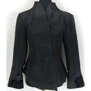 Elegant Jacke/Blazer Handarbeit Schwarz Verfügbare Größen: 34, 36 