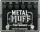 electro harmonix Metal Muff with Top Boost (XO Series Distortion Pedal 