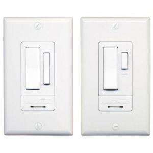 Heath Zenith Indoor 3 Way Wall Switch Control   White SL 6023 WH at 