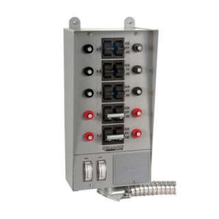   Controls 10 Circuit Transfer Switch 50 Amp 51410C at The Home Depot