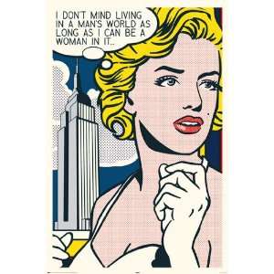 Monroe. Marilyn   Pop Art   Filmposter Kino Movie Comic Style Marilyn 
