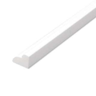   ft. White Vinyl Exterior Bead Moulding MDEB247168 at The Home Depot