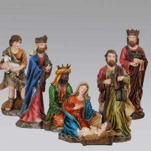  . 29.5 in. Set of 7Polyresin Nativity Figures (2 Carton equals 1 Set
