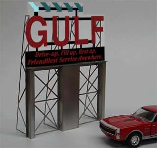 Gulf Oil #8181Millers Animated Neon Sign  