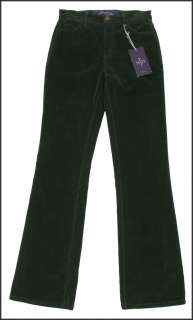   Daughters Jeans GREEN Corduroy Boot Cut STRETCH JEANS Pants 2 NEW