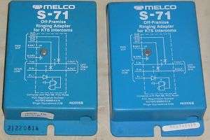 Melco S 71 Off Premises Ringing Adapters KTS Intercom  