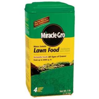 Miracle Gro 5 lb. Water Soluble Lawn Food 1001832 