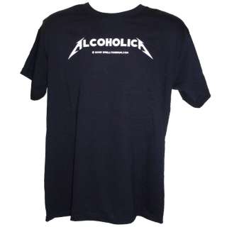 ALCOHOLICA T Shirt Metallica/Rock/​Metal/Alt/Thrash  