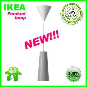 IKEA LUNTA Pendant Lamp Light Modern Designer Mood GREY  