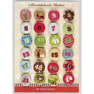     Die Spiegelburg Collection   Weihnachten Adventskalender Buttons