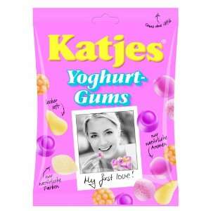Katjes Yoghurt Gums, 5 er Pack (5 x 200 g)  Lebensmittel 