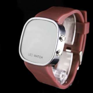 2012 100% Brand New Silicone Design LED Wrist Watch Unisex Model 
