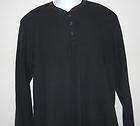 old navy black thermal henley sz xxl perfect for fall