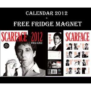 OFFIZIELLER SCARFACE Kalender 2012 + Kostenlose kühlschrankmagnet 