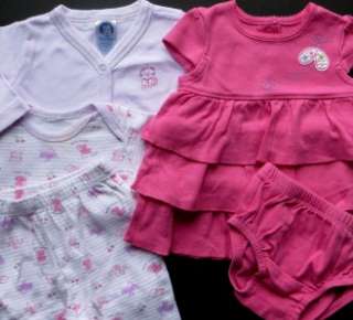 HUGE BABY GIRLS LOT NB 0 3 M SUMMER CLOTHES OUTFITS SHOES & SANDALS 