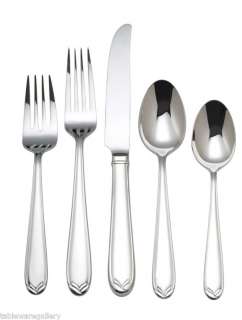  & Barton Bayberry Stainless Flatware 60 Pc Set 735092217783  