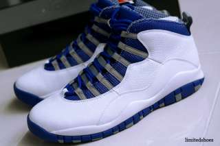 2012 Nike Air Jordan 10 X Retro OLD ROYAL TXT blue xi chicago concord 