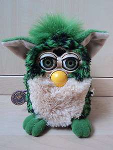 Furby grün / schwarz meliert ♦ Grüne Augen ♦ Hasbro 