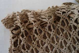 Vintage Victorian Crochet Lace Flapper Purse Bag Pouch  