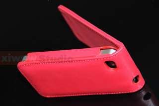 New Red Leather Skin Case Pouch Cover For iPhone 4 4G 4GS  