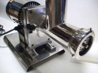   Stainless Steel Electric MEAT GRINDER PROCESSOR STUFFER Tubes Plates