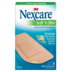  3M Nexcare Knee Comfort Bandage,1.88 x 4   8 / Pack 
