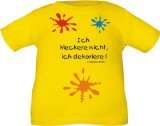 Kinder T Shirt ICH KLECKERE NICHT, ICH DEKORIERE / Größe 60   164 in 