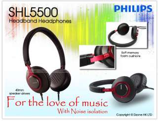 Philips SHL5500 Headband Headphones  Worldwide GENUINE 