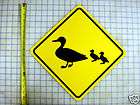 duck crossing signs  