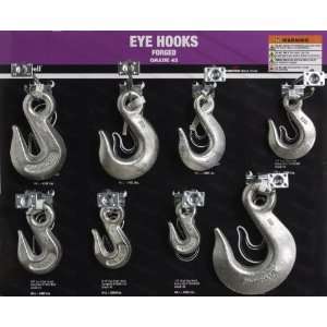 Cooper Hand Tools T9001524 Hook Display, 15 x 18 Grade 43 Eye Hook 