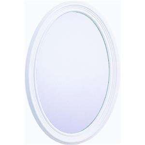  Home Decor Innovatns 20 9307 Napoli White Oval Mirror 