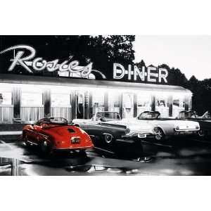 Poster Rosies Diner   Größe 91,5 x 61 cm   Maxiposter  