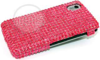 HOT PINK DIAMOND BACK CASE COVER FOR LG COOKIE KP500  