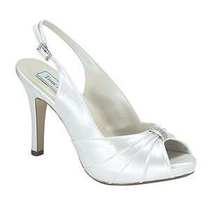 Iris Touch Ups Dyeable Bridal Shoes Sz 5 11  